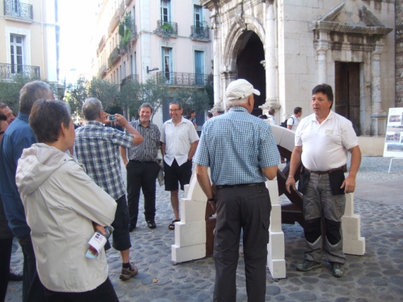 construction d'une voute en pierre de taille