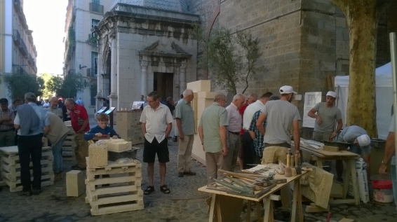 maconnerie en pierre massive